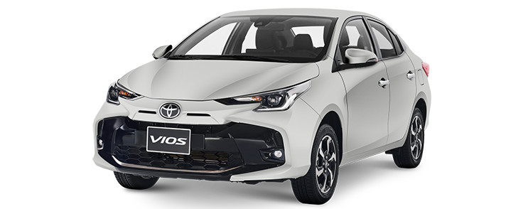 Toyota Vios 2024 màu trắng