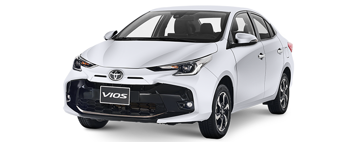 Toyota Vios 2024 màu trắng ngọc trai