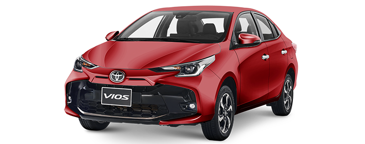 Toyota Vios 2024 màu đỏ