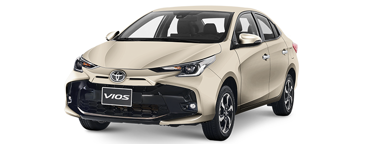 Toyota Vios 2024 màu nâu vàng