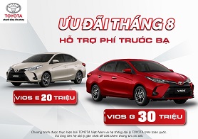 Toyota Việt Nam cùng hệ thống đại lý triển khai chương trình ưu đãi lên đến 30 triệu đồng cho Vios