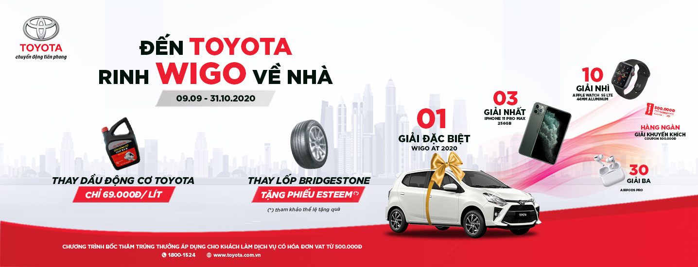 ĐẾN TOYOTA, RINH WIGO VỀ NHÀ