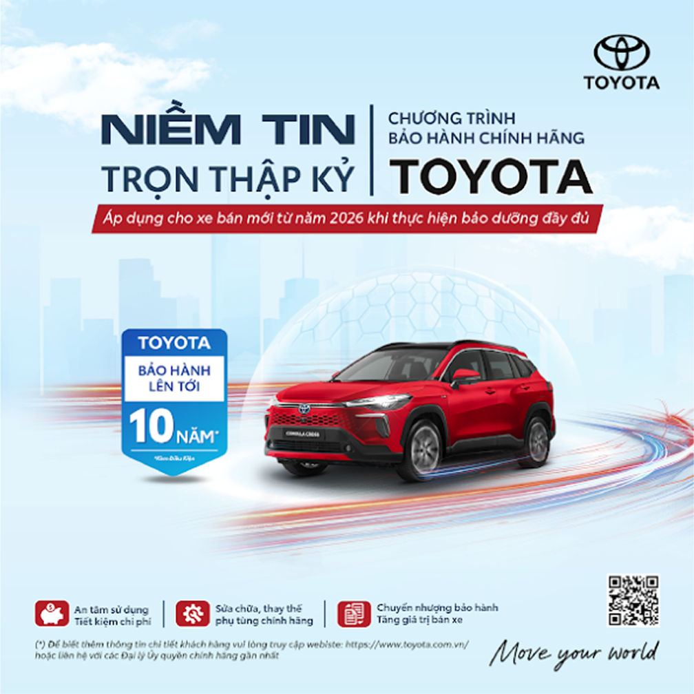 Banner Toyota Niềm Tin Trọn Thập Kỷ