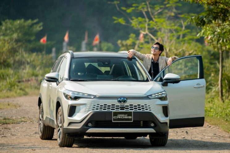 Thiết kế ngoại hình thu hút của Toyota Corolla Cross 2025