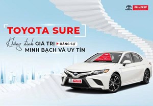 TOYOTA SURE - XE ĐÃ QUA SỬ DỤNG CHÍNH HÃNG TOYOTA