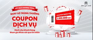 Thông báo Khách hàng nhận quà tặng của chương trình Tri ân Khách hàng làm khảo sát của Toyota - Tháng 2 Năm 2026