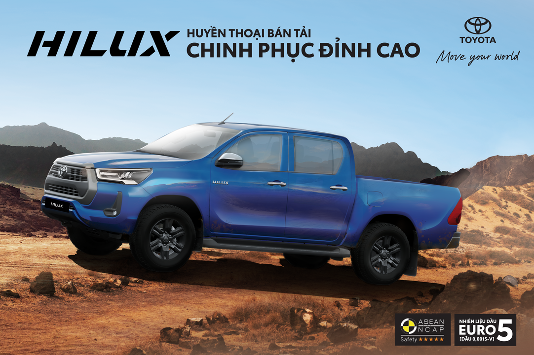 Hilux – “Huyền thoại bán tải, chinh phục đỉnh cao”  của Toyota Việt Nam chính thức trở lại từ tháng 3/2023