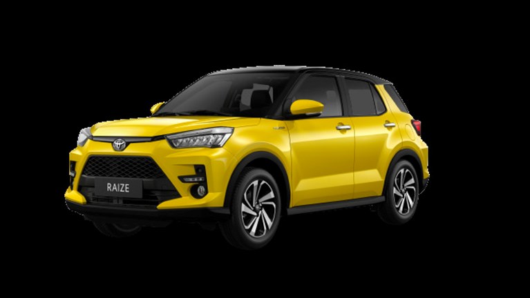 Toyota Raize 2023 màu vàng/đen