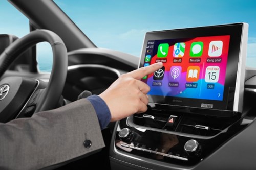 hình ảnh trang bị tiện nghi toyota corolla cross 2025