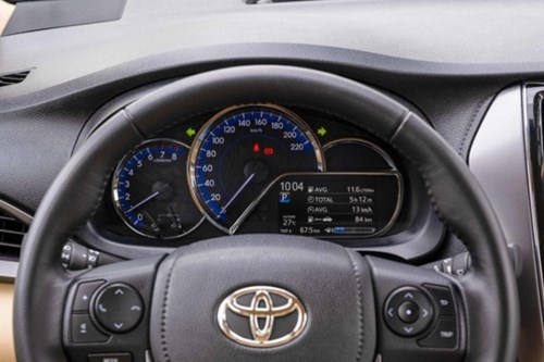 Hình ảnh nội thất xe vios: cụm đồng hồ 3D