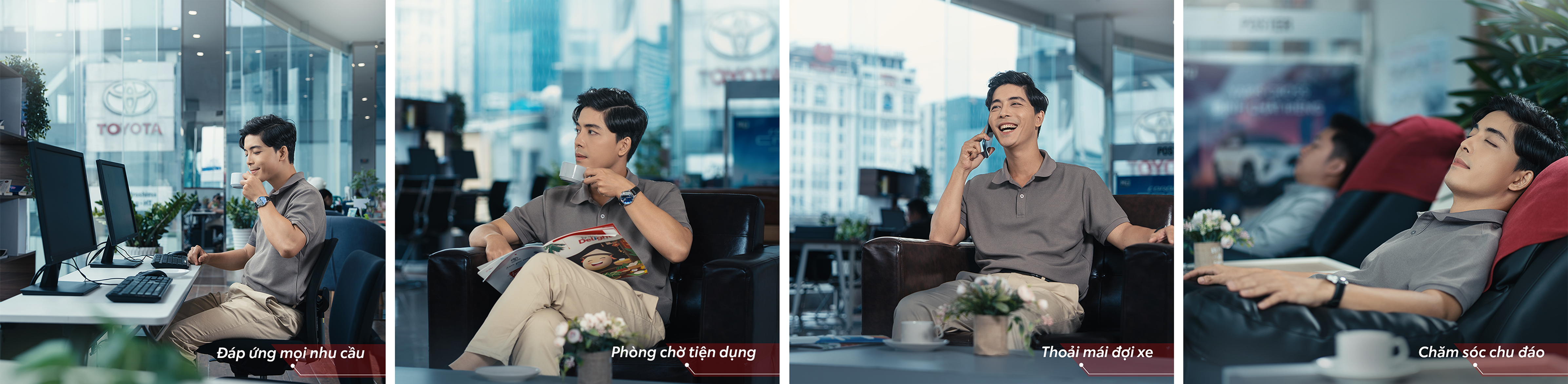 Khu vực phòng chờ tiện nghi