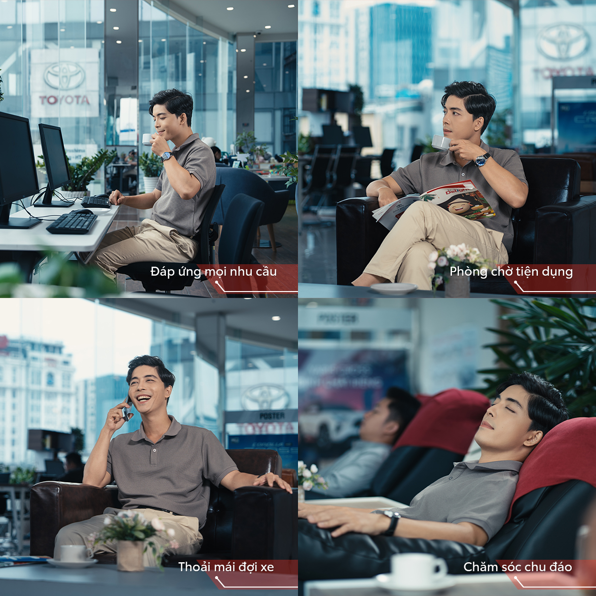 Khu vực phòng chờ tiện nghi