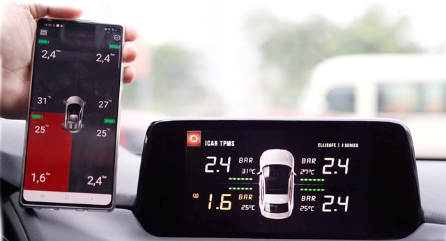 Cảm Biến Áp Suất Lốp Ô Tô Là Gì? Gắn Trong Hay Ngoài | Toyota
