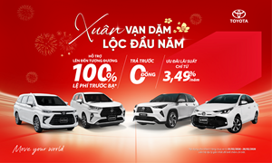 Toyota Việt Nam cùng hệ thống đại lý triển khai chương trình khuyến mại tháng 2/2025