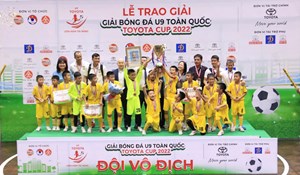KẾT QUẢ GIẢI BÓNG ĐÁ U9 TOÀN QUỐC TOYOTA CUP 2022