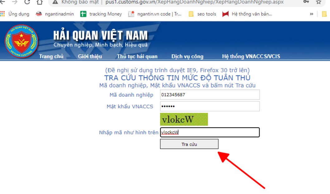 tra cứu thuế xe ô tô
