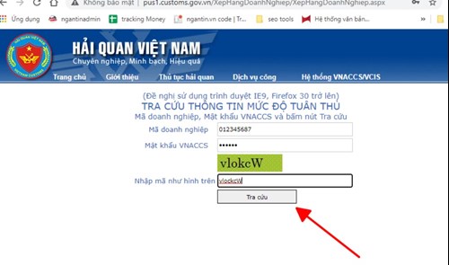 tra cứu thuế xe ô tô