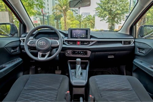 Khu vực lái Toyota Wigo