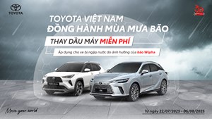 TOYOTA VIỆT NAM ĐỒNG HÀNH MÙA MƯA BÃO