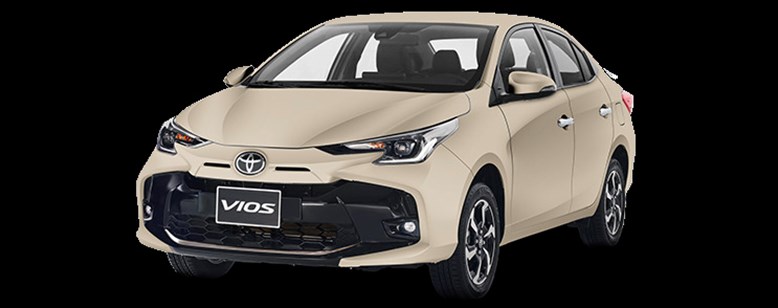 Toyota Vios 2023 màu nâu vàng