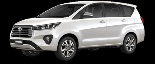 Toyota Innova màu trắng ngọc trai