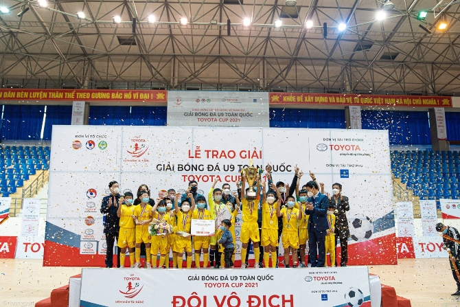 GIẢI BÓNG ĐÁ U9 TOÀN QUỐC TOYOTA CUP 2021  KẾT THÚC THÀNH CÔNG TỐT ĐẸP