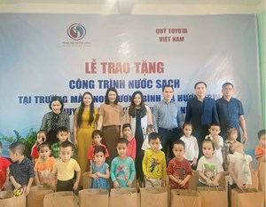 Bàn giao nước sạch Trường Mầm non Hương Bình, Hà Tĩnh