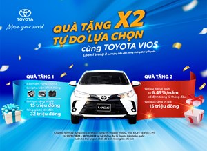Chương trình ưu đãi từ hệ thống đại lý Toyota trên toàn quốc  cho khách hàng mua xe Vios tháng 11/2022