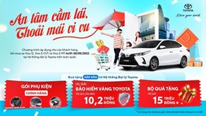 Chương trình ưu đãi từ hệ thống đại lý Toyota trên toàn quốc cho khách hàng mua xe Vios tháng 9/2022