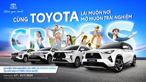 Trải nghiệm dòng xe Toyota Cross tại hệ thống các Đại lý T7/2024