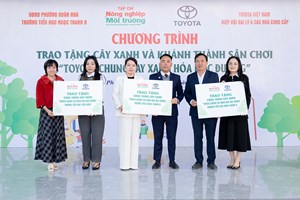 Chương trình “Toyota chung tay xanh hóa học đường” năm 2025 chính thức khởi động