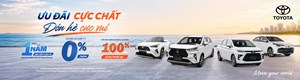 Toyota Việt Nam cùng hệ thống đại lý triển khai chương trình khuyến mại tháng 7/2026