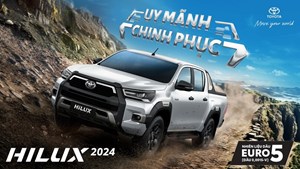 Hilux phiên bản nâng cấp 2024 – “Uy mãnh chinh phục”