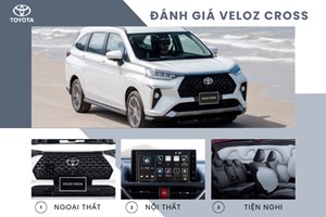 Đánh giá Veloz Cross: MPV 7 chỗ đa dụng, an toàn hàng đầu phân khúc