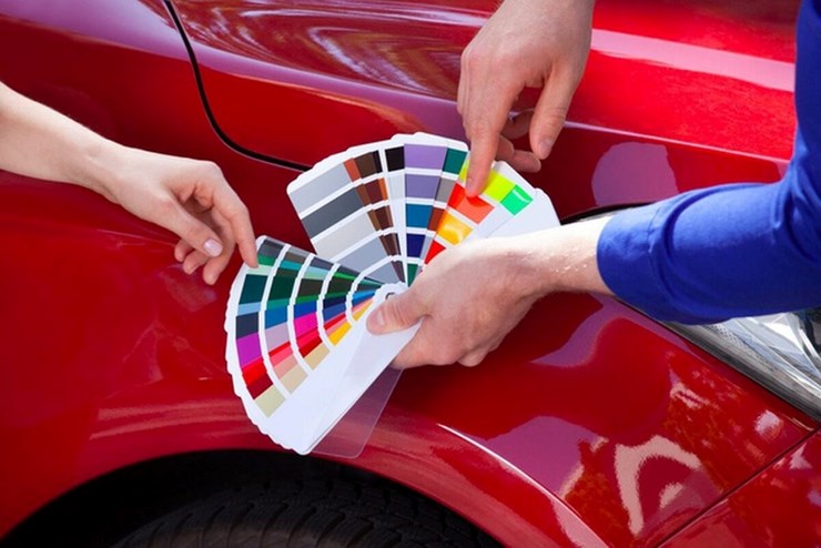 Thủ tục đổi màu sơn xe ô tô