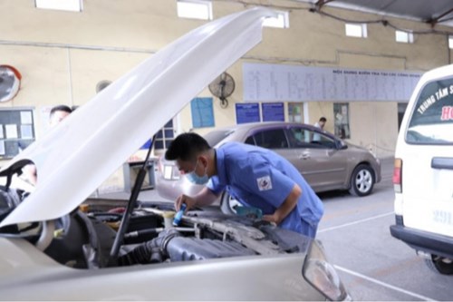 trình tự đăng kiểm xe ô tô