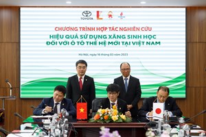 TOYOTA VIỆT NAM TRIỂN KHAI DỰ ÁN NGHIÊN CỨU HIỆU QUẢ SỬ DỤNG NHIÊN LIỆU SINH HỌC