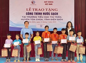 Công trình nước sạch trường Tiểu học Thị Trấn, tỉnh Điện Biên