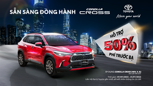 Chương trình khuyến mại từ hệ thống Đại lý Toyota dành cho xe Toyota Corolla Cross và xe Toyota Vios trong tháng 7/2023