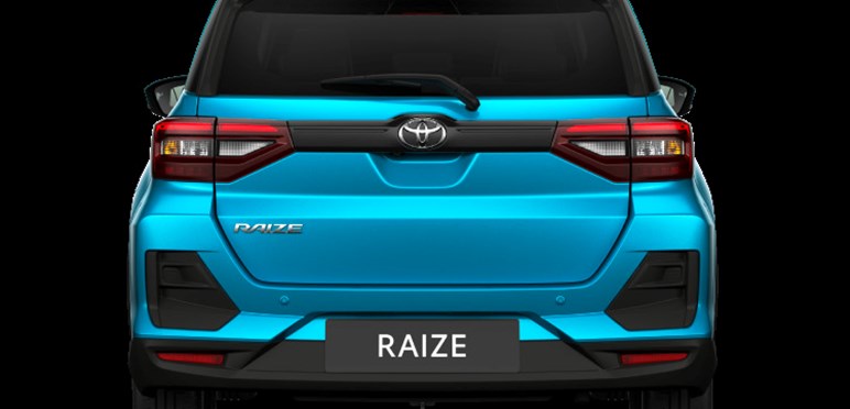 Thiết kế đuôi xe Toyota Raize 2023