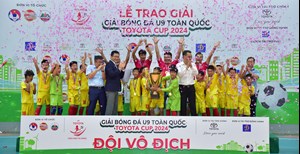 Lễ bế mạc Giải bóng đá U9 toàn quốc Toyota Cup 2024