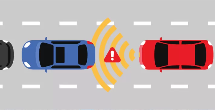 Hệ thống cảnh báo tiền va chạm (Nguồn: Sưu tầm)