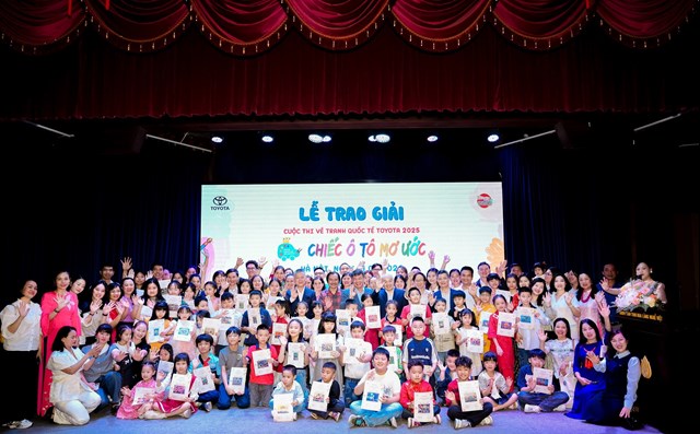 Lễ trao giải Cuộc thi vẽ tranh quốc tế Toyota − Chiếc ô tô mơ ước năm 2025