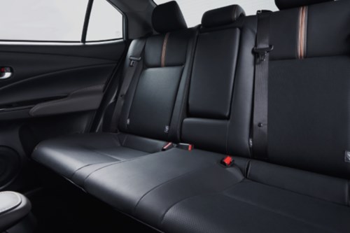nội thất toyota vios: khả năng gập linh hoạt của ghế ngồi