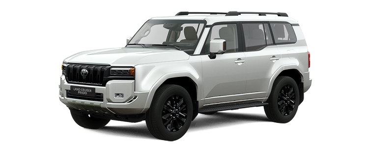 Land Cruiser Prado 2024 màu trắng ngọc trai