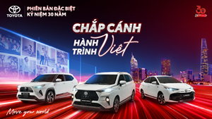 TOYOTA VIỆT NAM RA MẮT PHIÊN BẢN ĐẶC BIỆT KỶ NIỆM 30 NĂM THÀNH LẬP CÙNG NHIỀU ƯU ĐÃI HẤP DẪN TRONG THÁNG 9