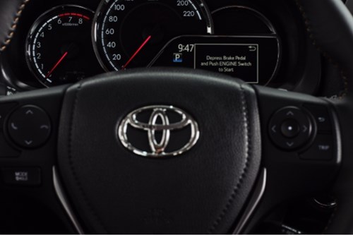 Hình ảnh nội thất xe vios: màn hình hiển thị