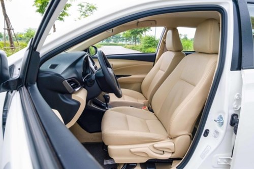 Hình ảnh nội thất xe vios: ghế ngồi trước