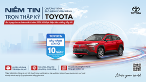 TOYOTA VIỆT NAM GIỚI THIỆU CHƯƠNG TRÌNH BẢO HÀNH CHÍNH HÃNG LÊN ĐẾN 10 NĂM HOẶC 185.000 KM