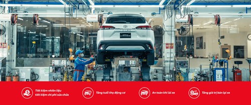 bảo dưỡng phanh xe toyota
